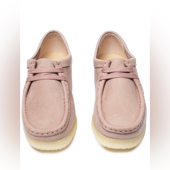 Clarks Shoes - Clarks Original Wallabees Blush Pink